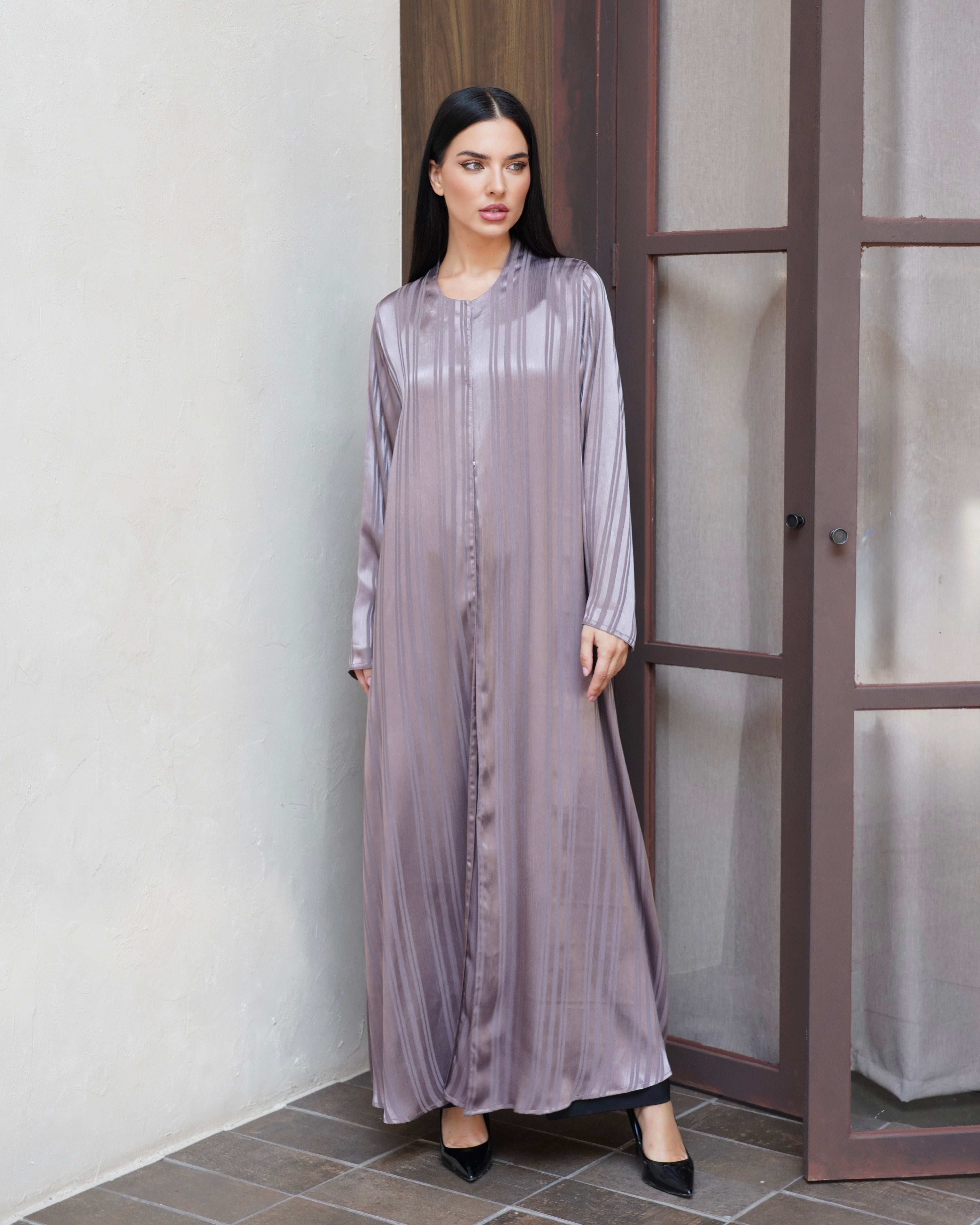 Oryah Dark Pink Abaya