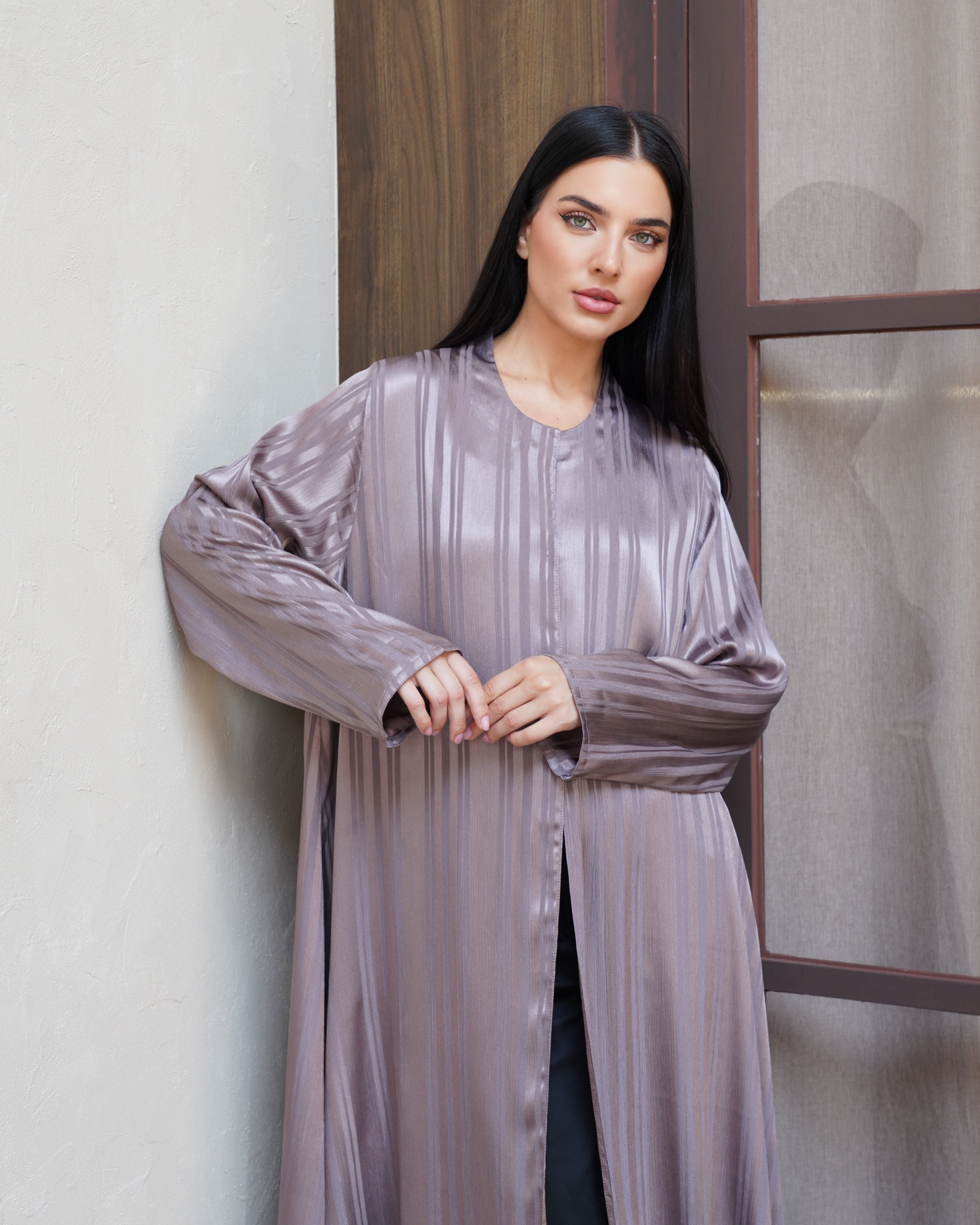 Oryah Dark Pink Abaya