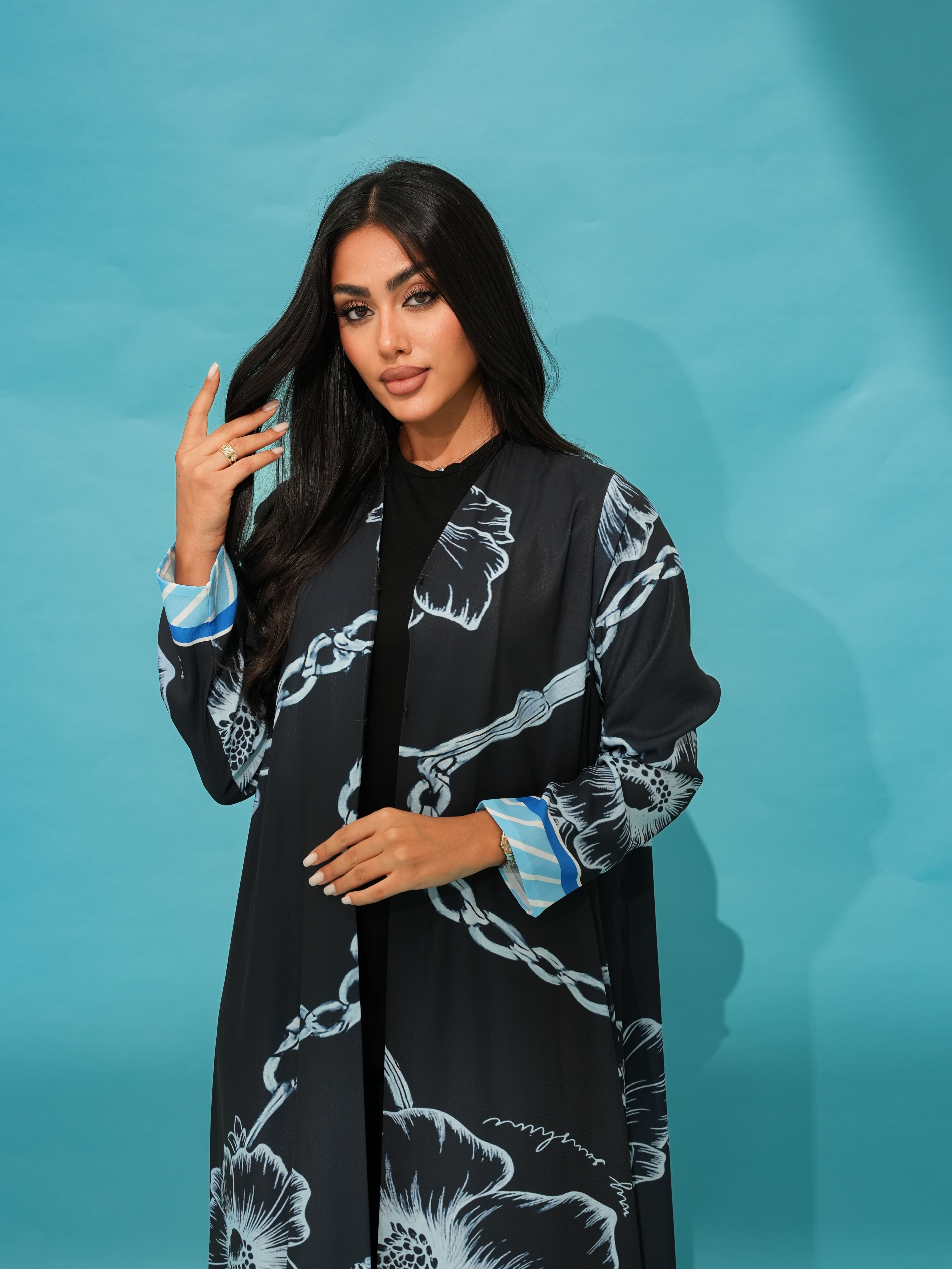 Zahra Blue Abaya
