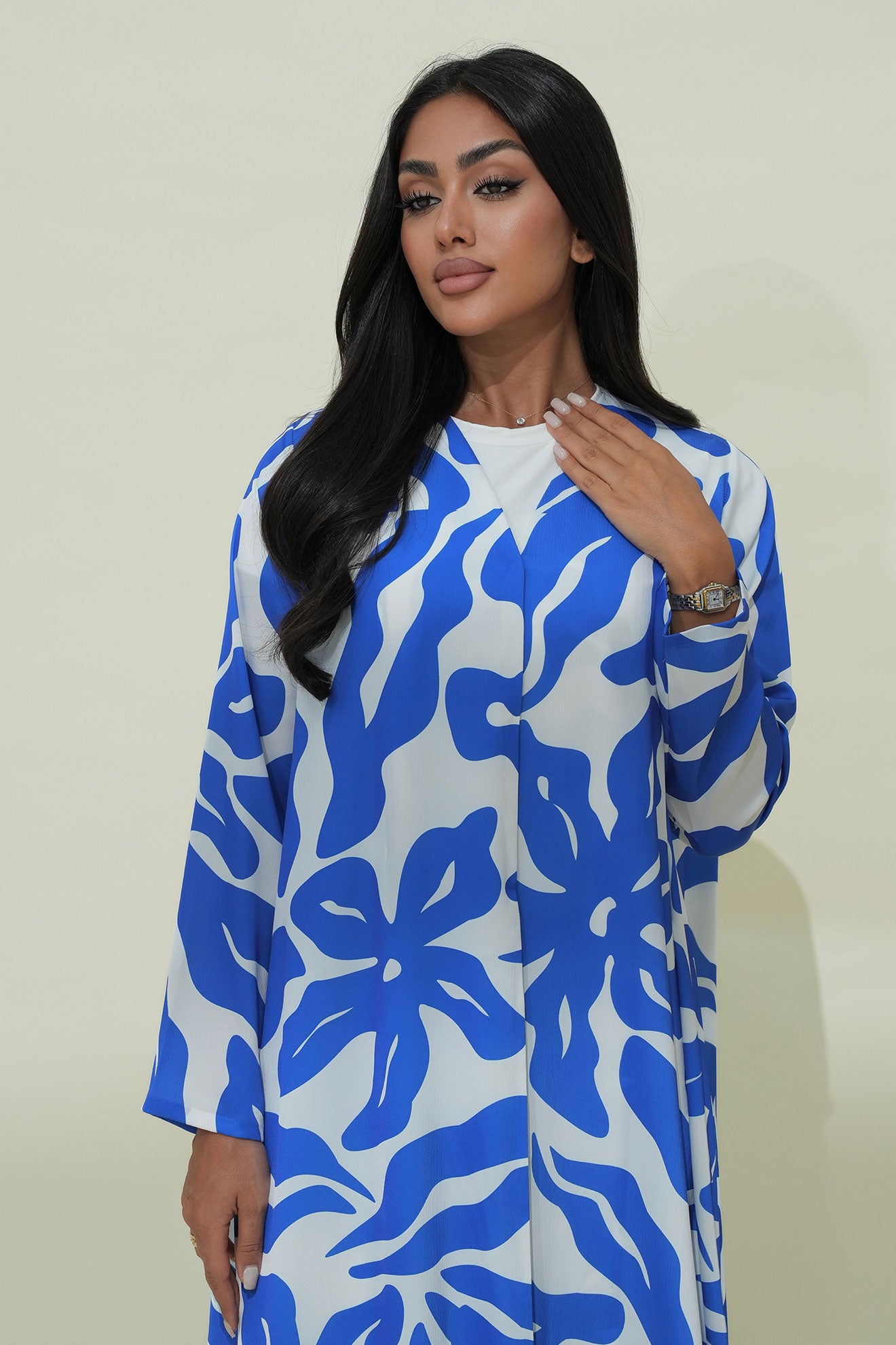 Asami Blue Abaya