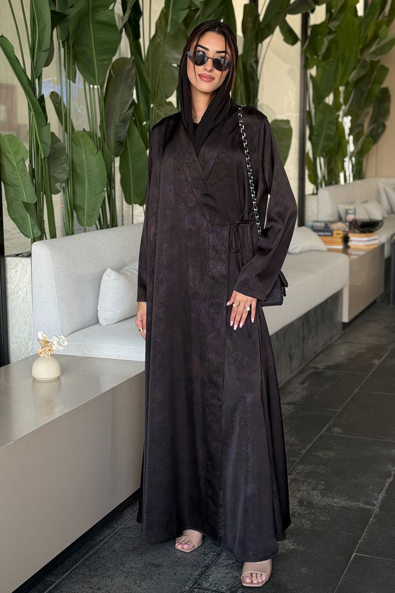 Elisa Pink Abaya