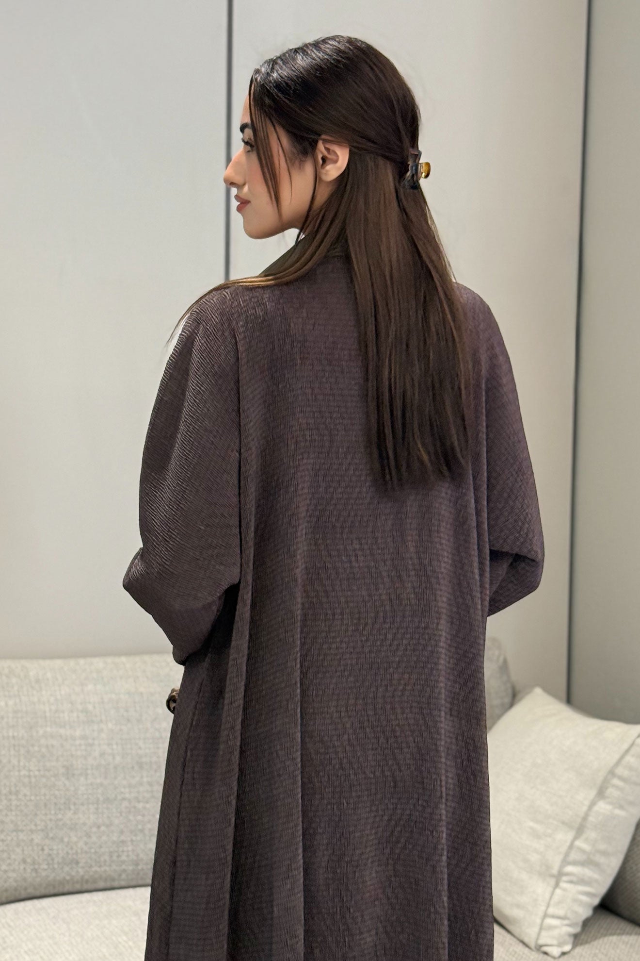 Flona Olive Green Abaya