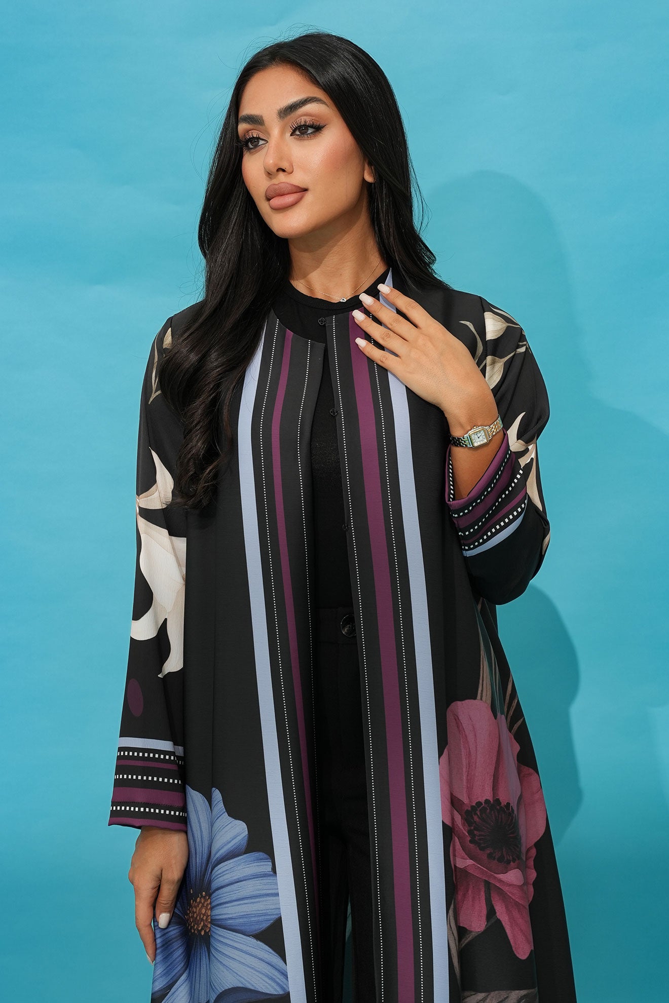 Hana Black Abaya