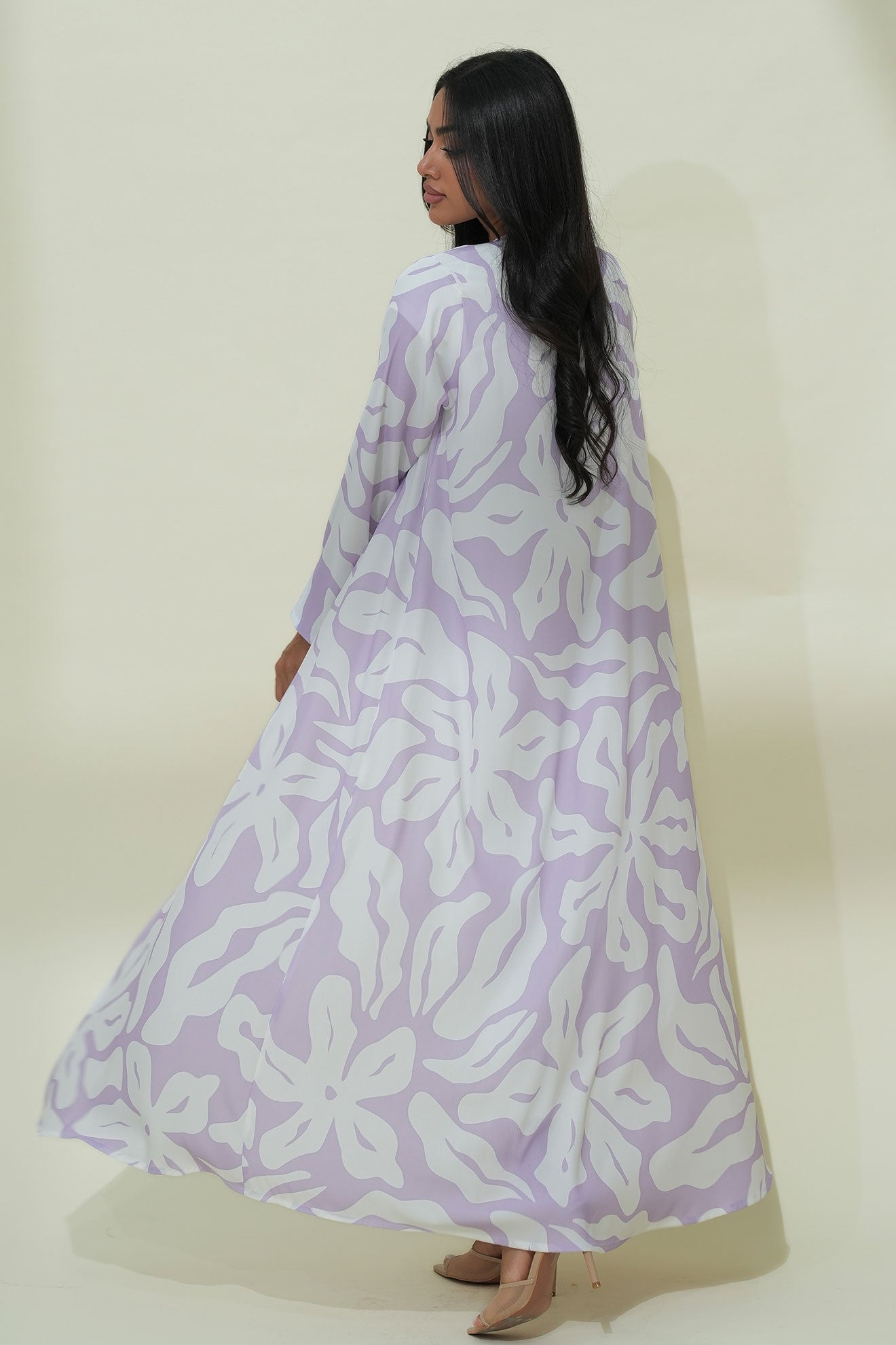 Hawra Purple Abaya