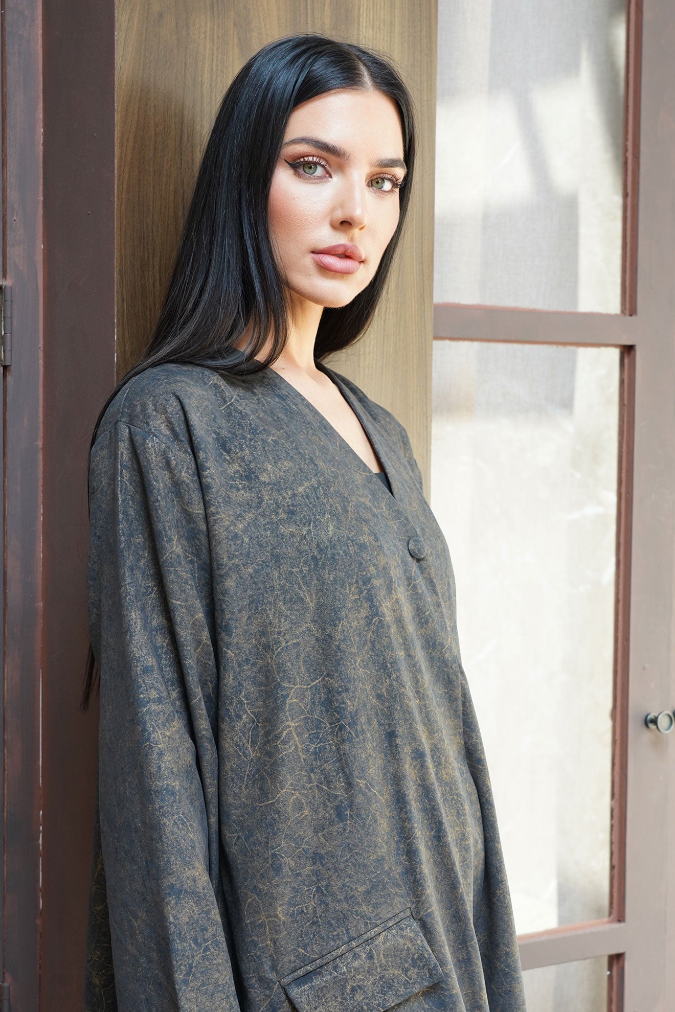 Lunara Black Abaya