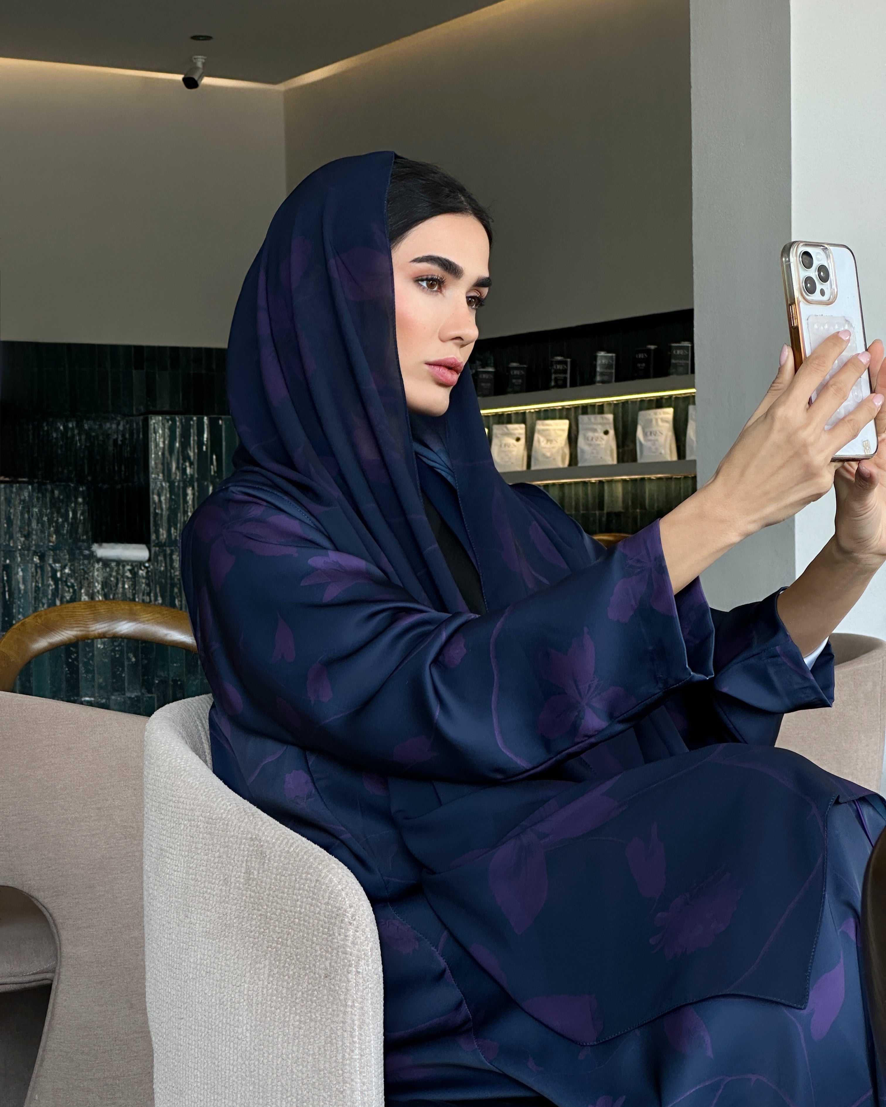 Nalini Navy Abaya