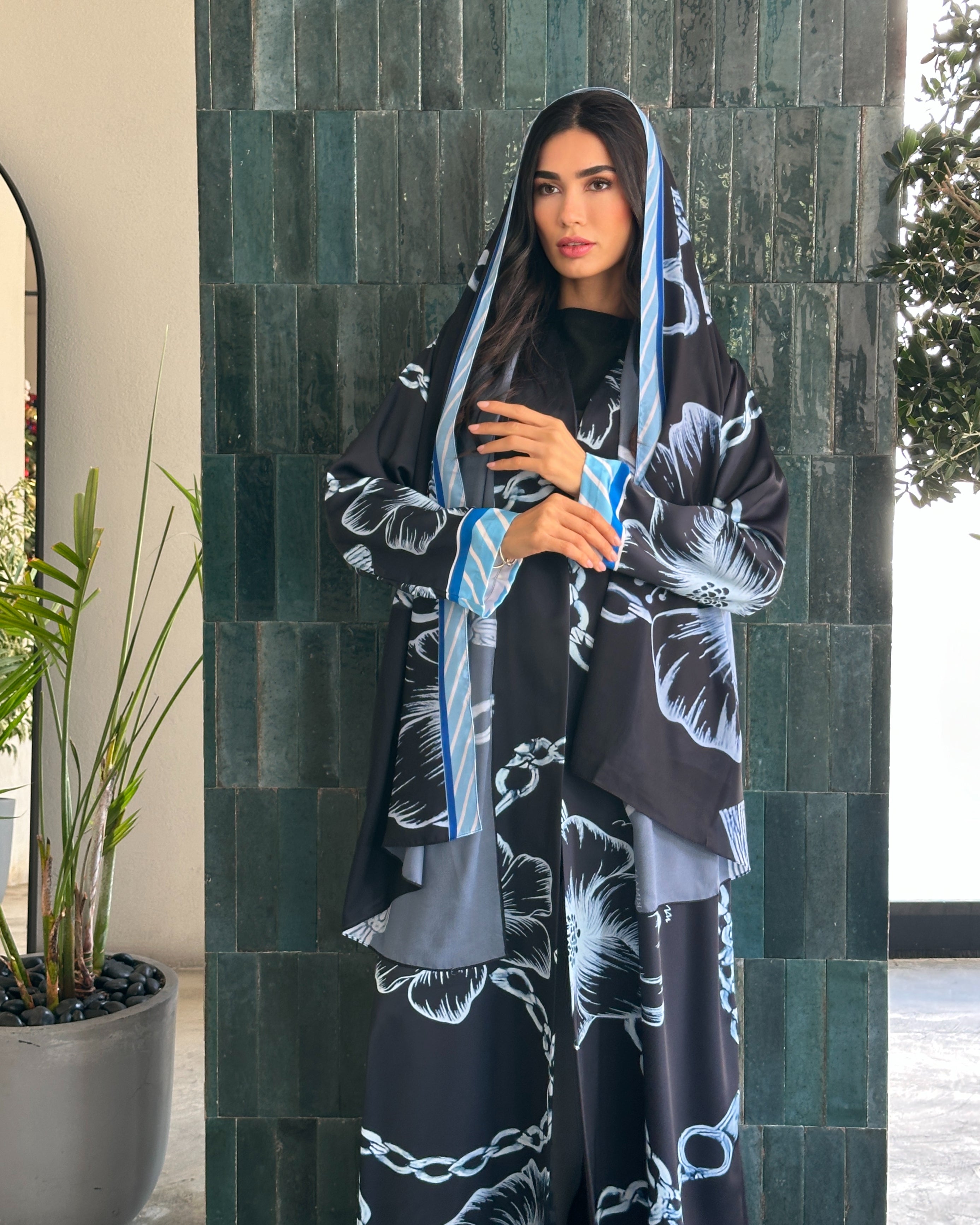 Zahra Blue Abaya