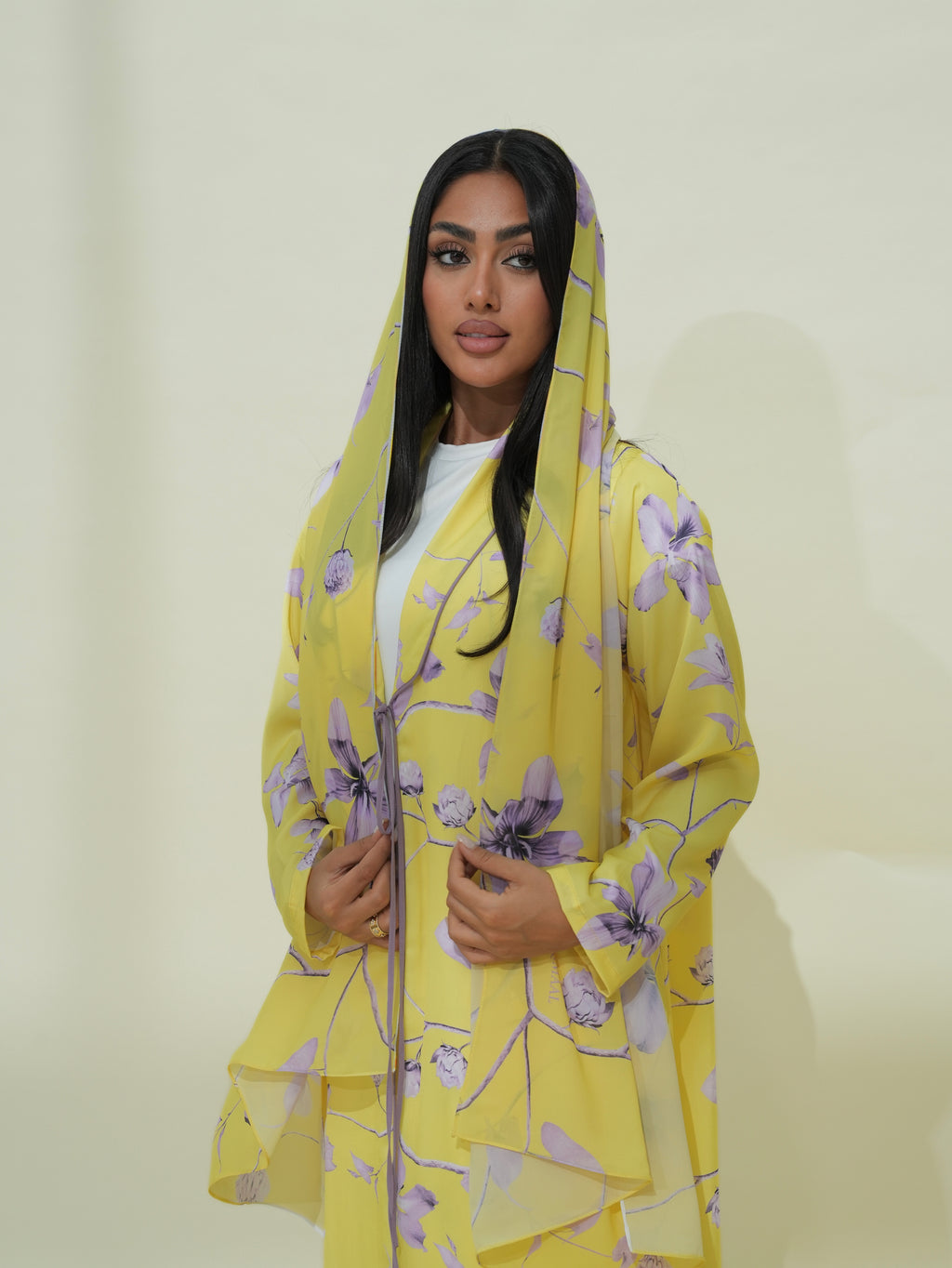 Sumi Yellow Abaya