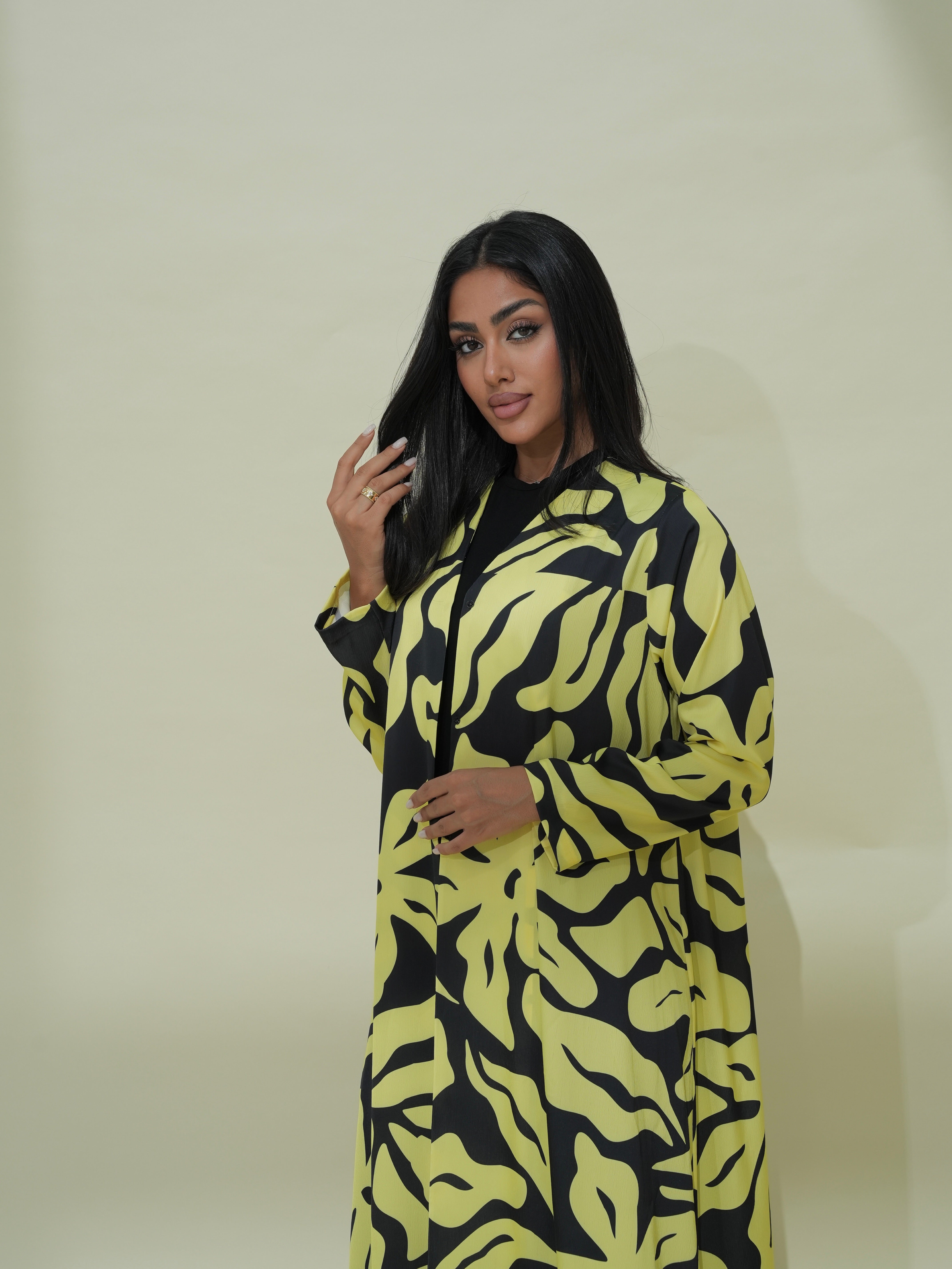 Seren Yellow Abaya