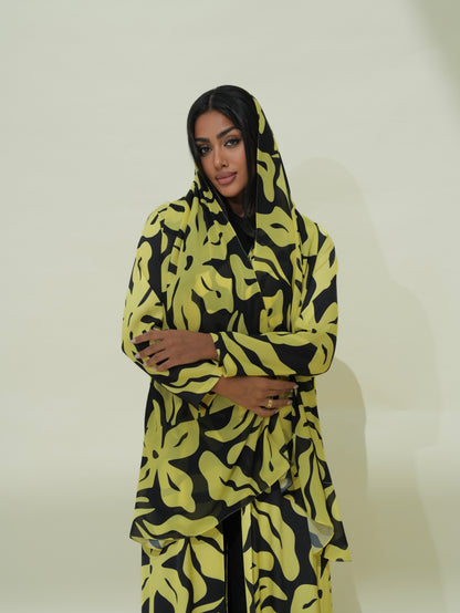 Seren Yellow Abaya