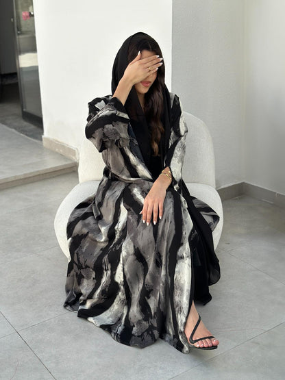Zoya White Abaya 