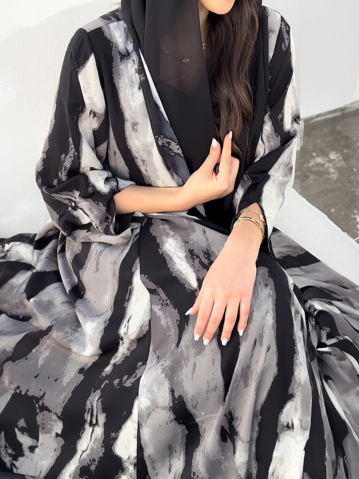 Zoya White Abaya 