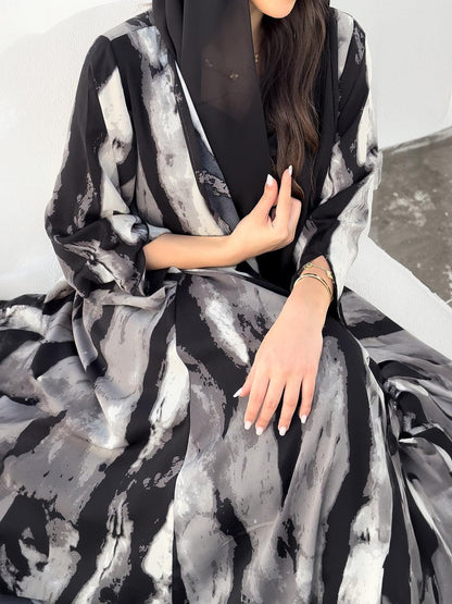 Zoya White Abaya 