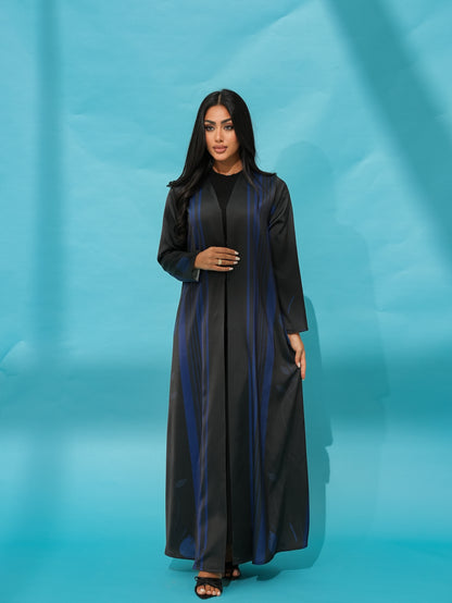 Sakura Navy Abaya