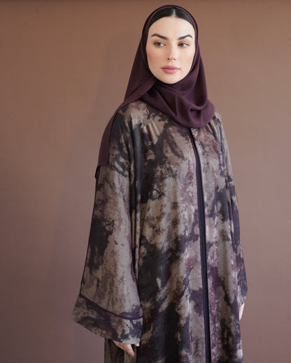 Rayelle Maroon Abaya