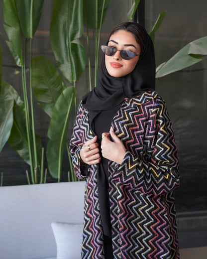 Salli Maroon Abaya