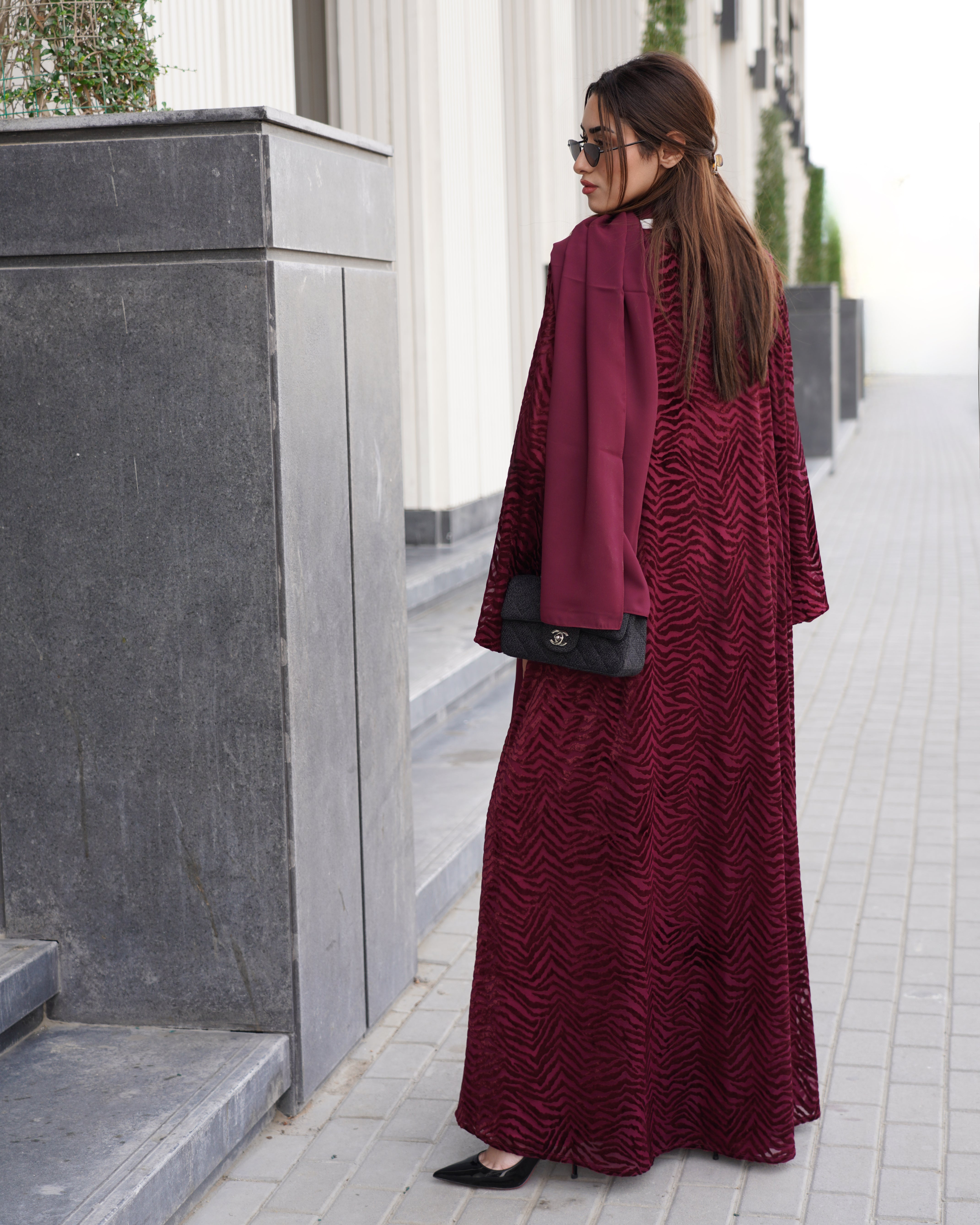 Remi Red Abaya