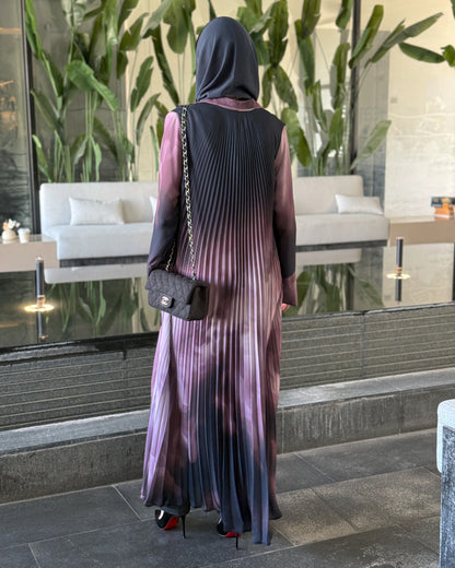 Nadia Purple Abaya