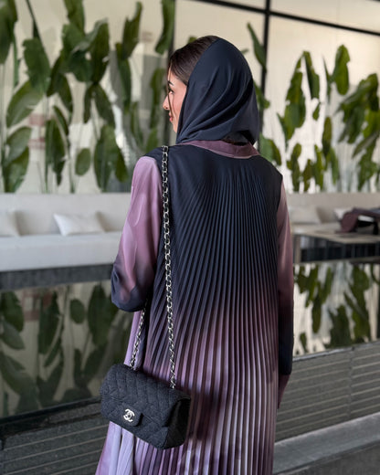 Nadia Purple Abaya