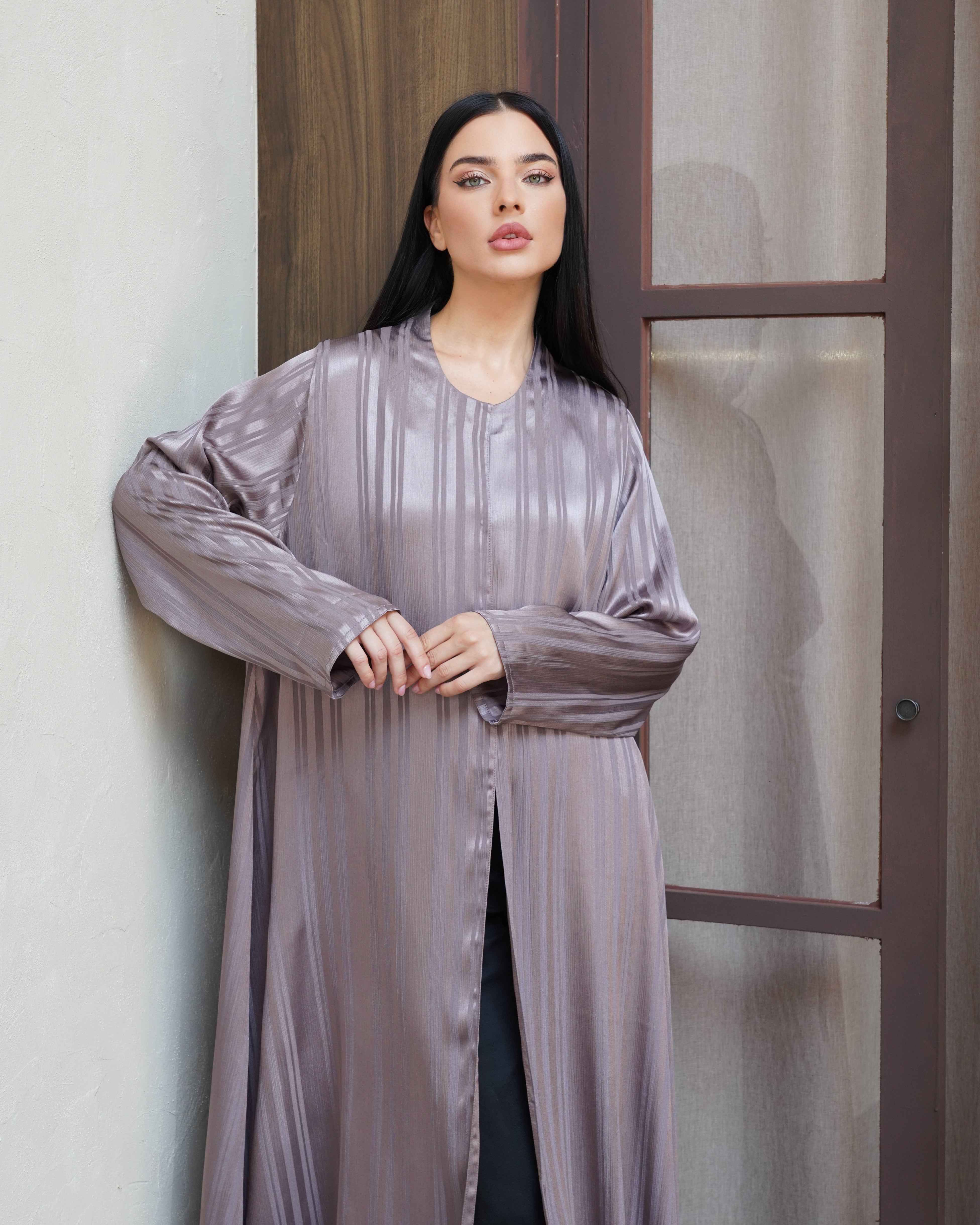 Oryah Dark Pink Abaya