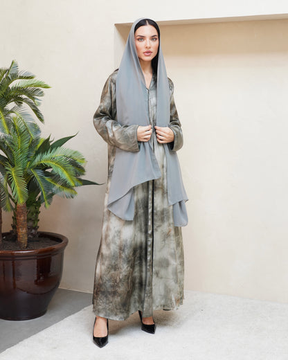 Selene Green Abaya