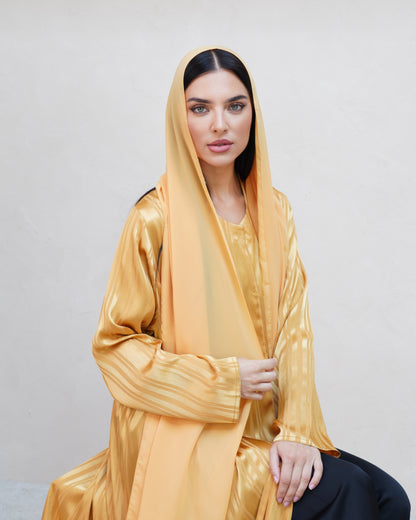 Oryah Yellow Abaya