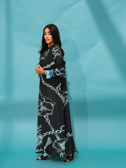 Zahra Blue Abaya