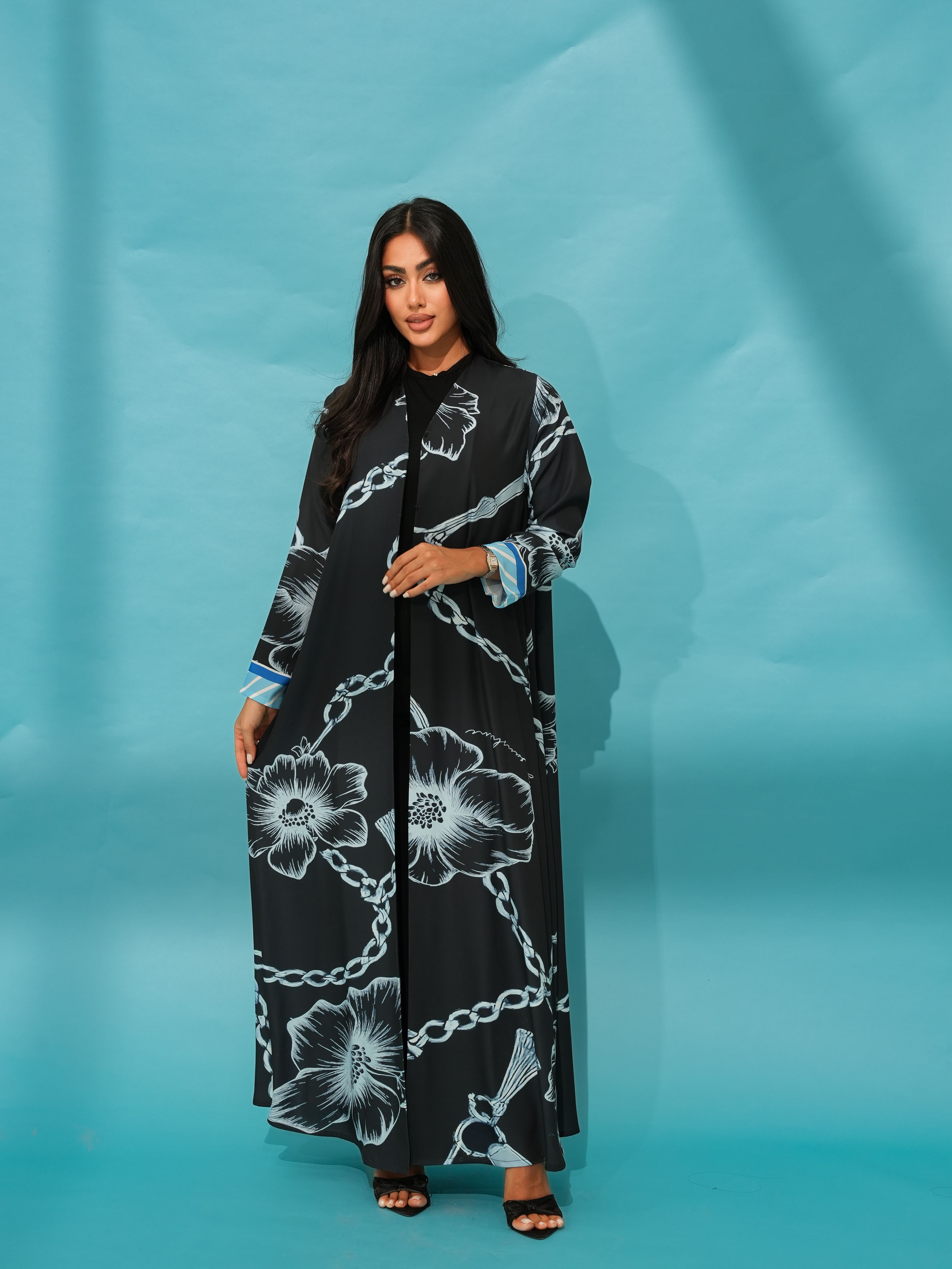 Zahra Blue Abaya