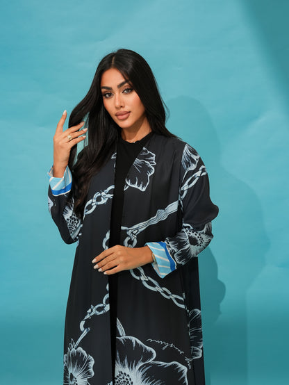 Zahra Blue Abaya