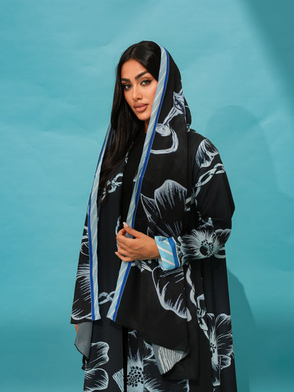 Zahra Blue Abaya