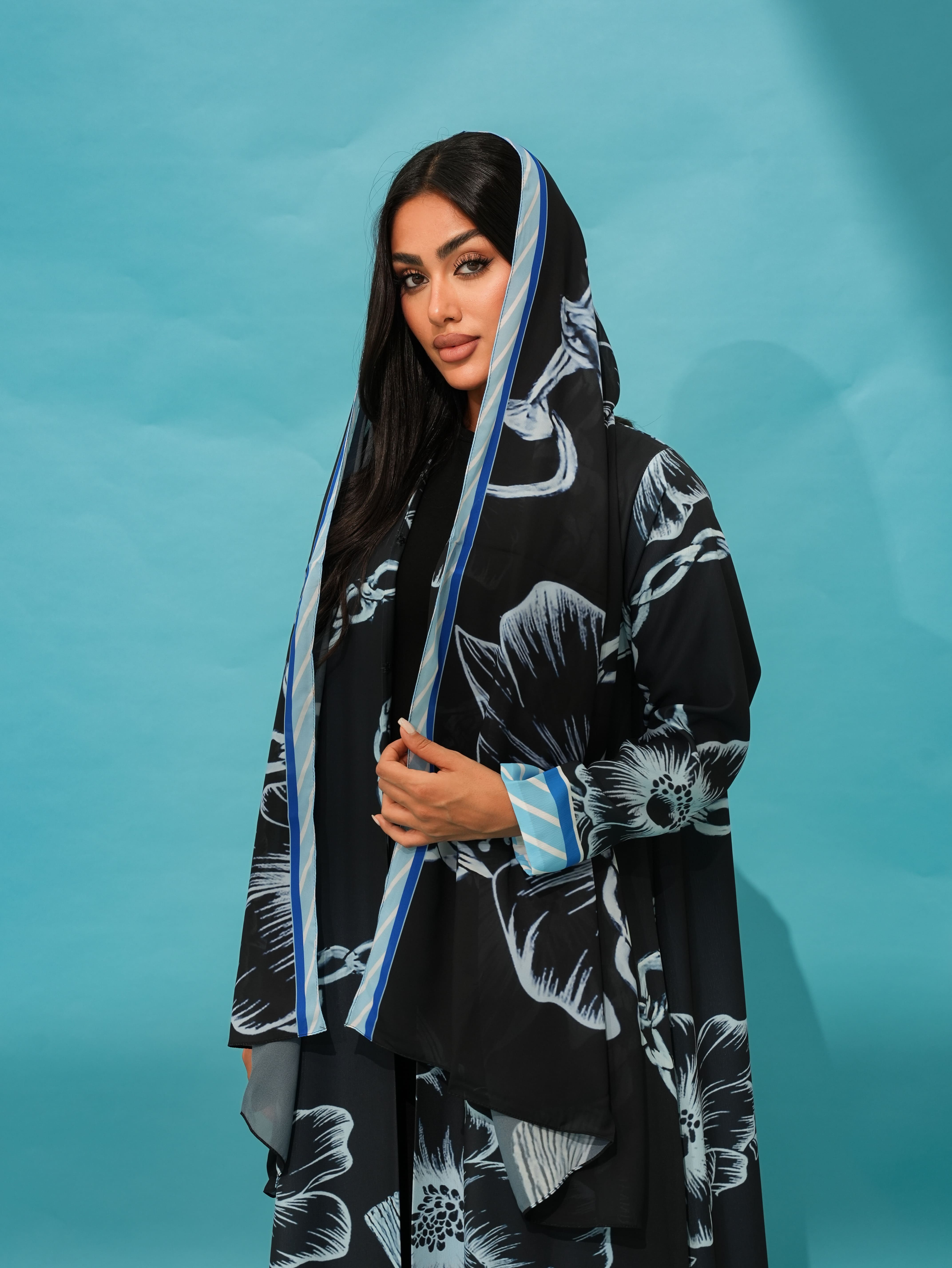 Zahra Blue Abaya