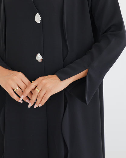 Nuvee Black Abaya