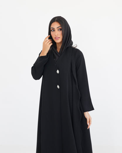 Nuvee Black Abaya