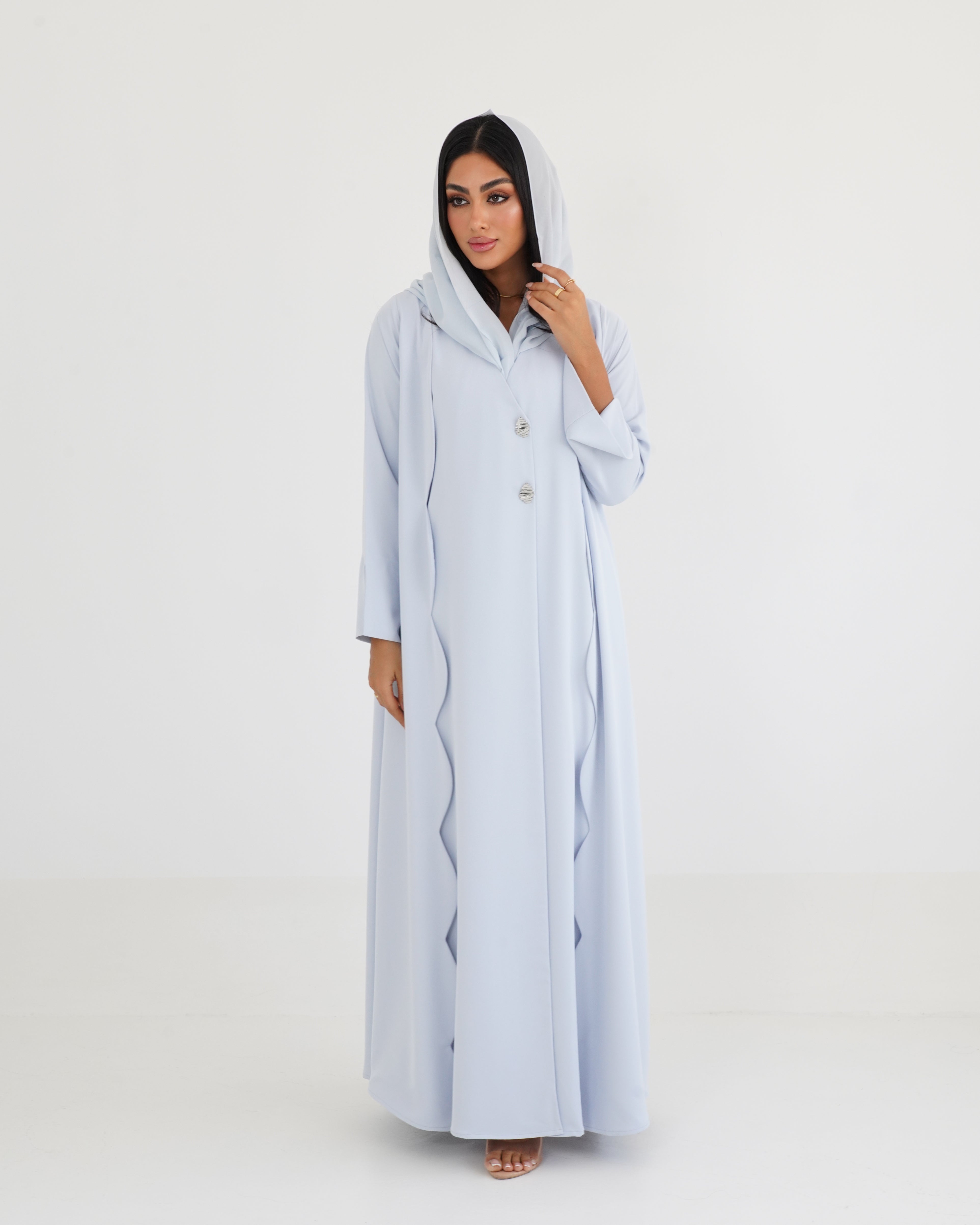 Nuvee Blue Abaya