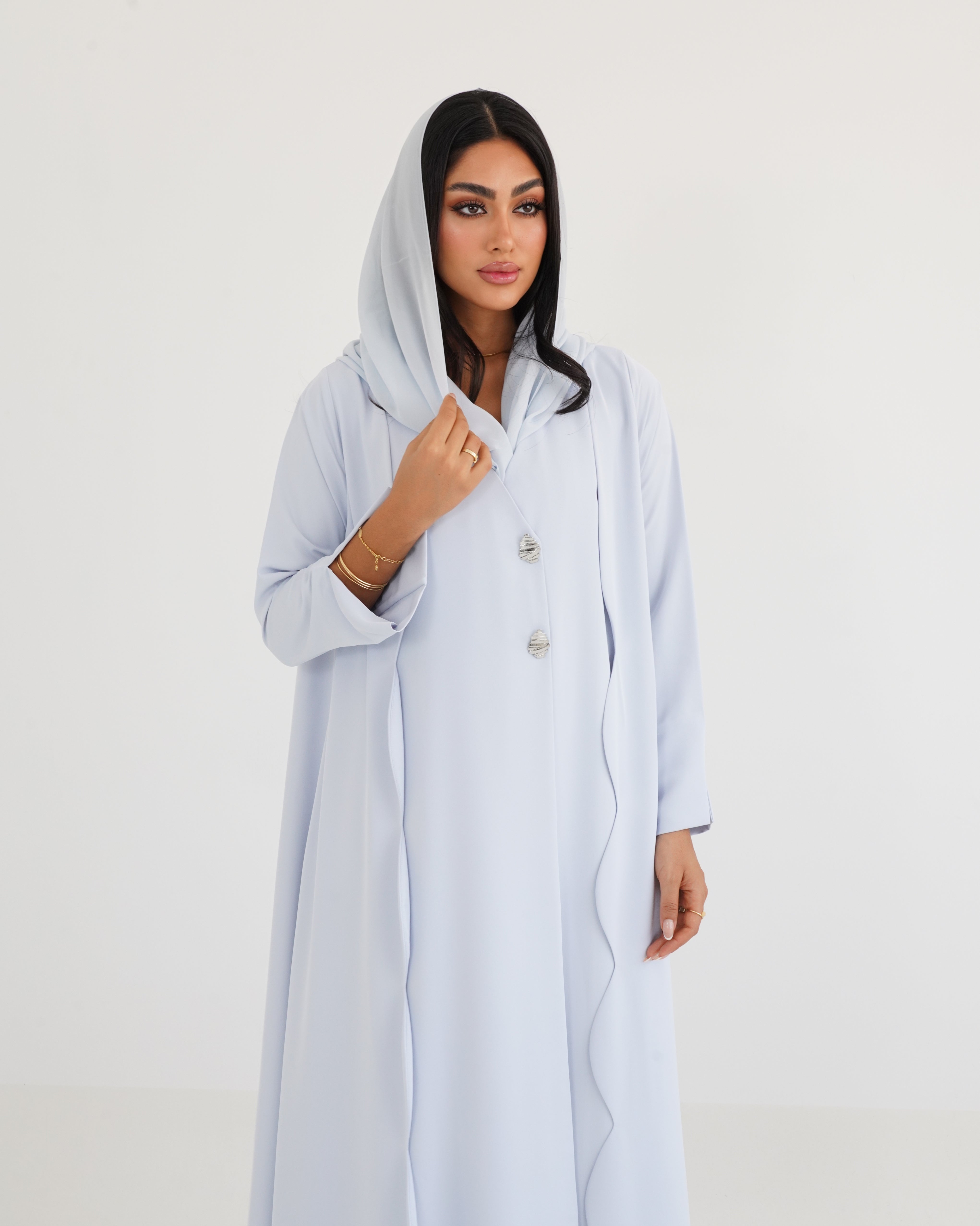 Nuvee Blue Abaya