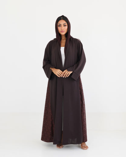 Qamar Brown Abaya