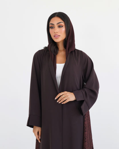 Qamar Brown Abaya
