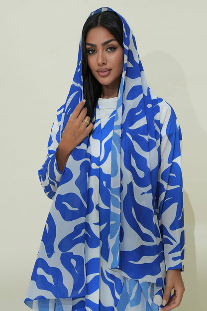 Asami Blue Abaya