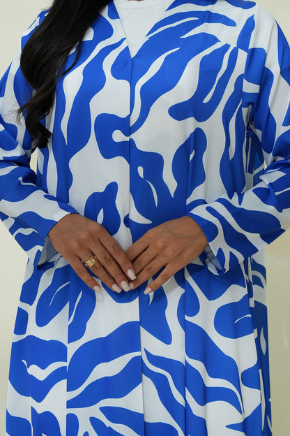 Asami Blue Abaya