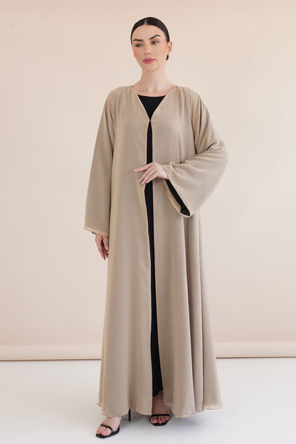 Delina Biege Abaya