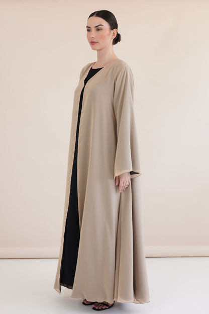 Delina Biege Abaya