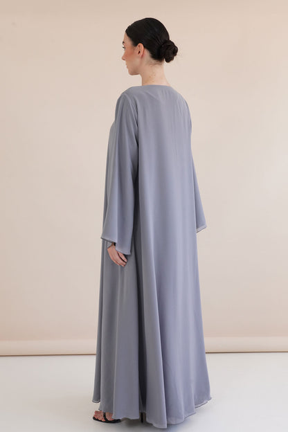Delina Blue Abaya