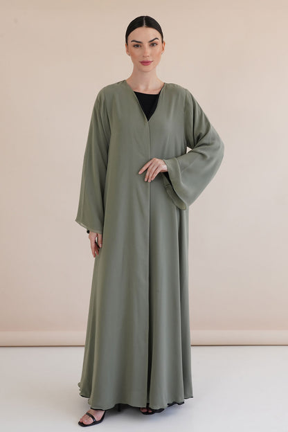 Delina Green Abaya