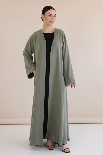 Delina Green Abaya