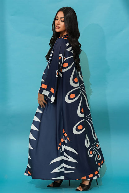 Dima Navy- Navy Abaya