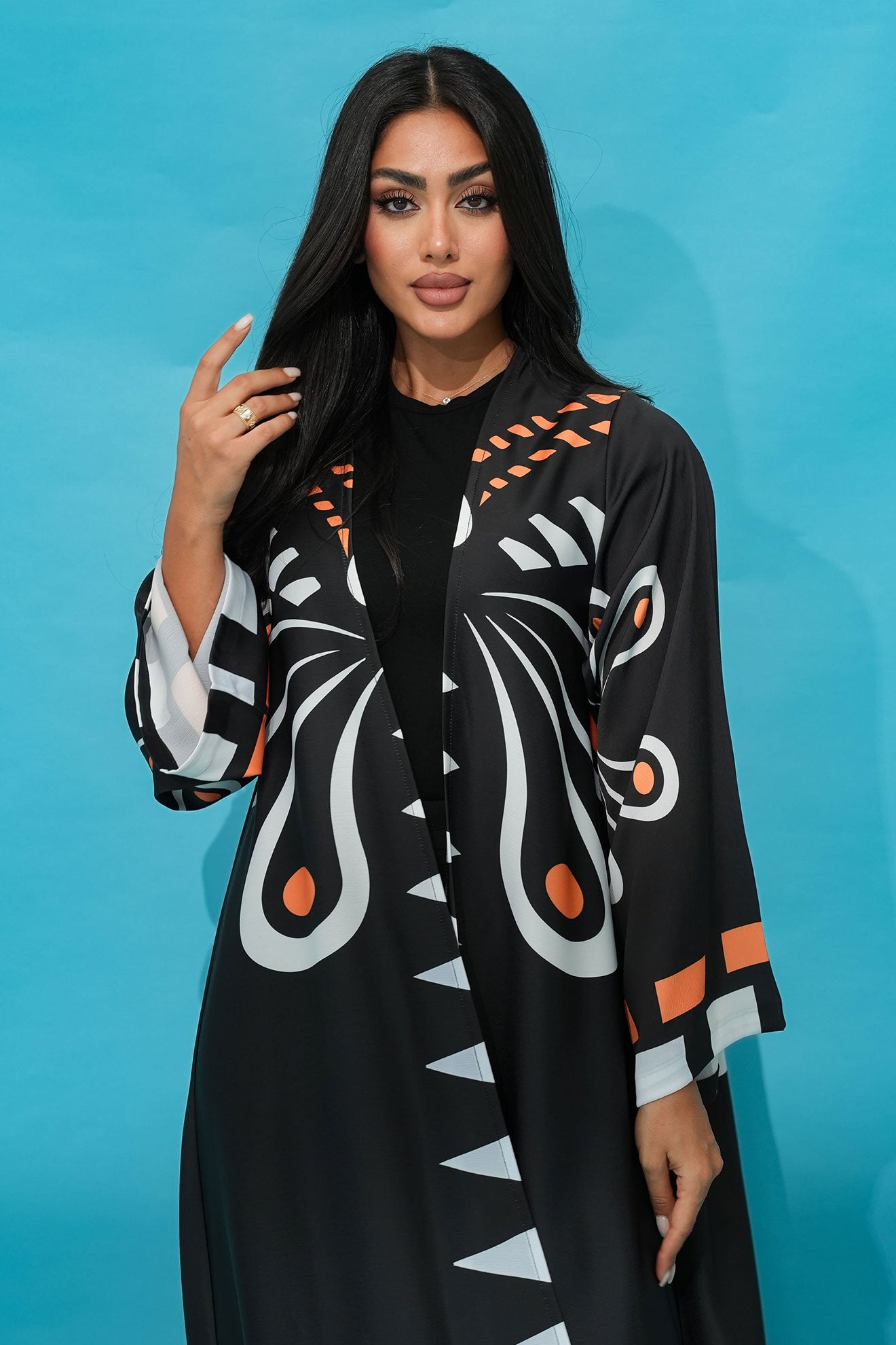 Dima Black- Black Abaya
