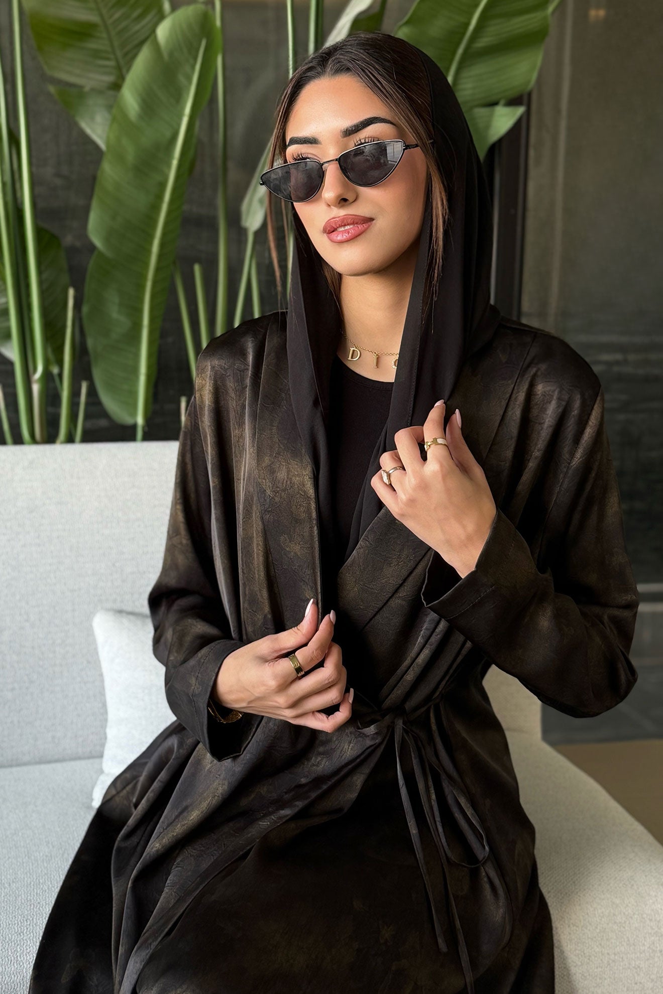 Elisa Brown Abaya