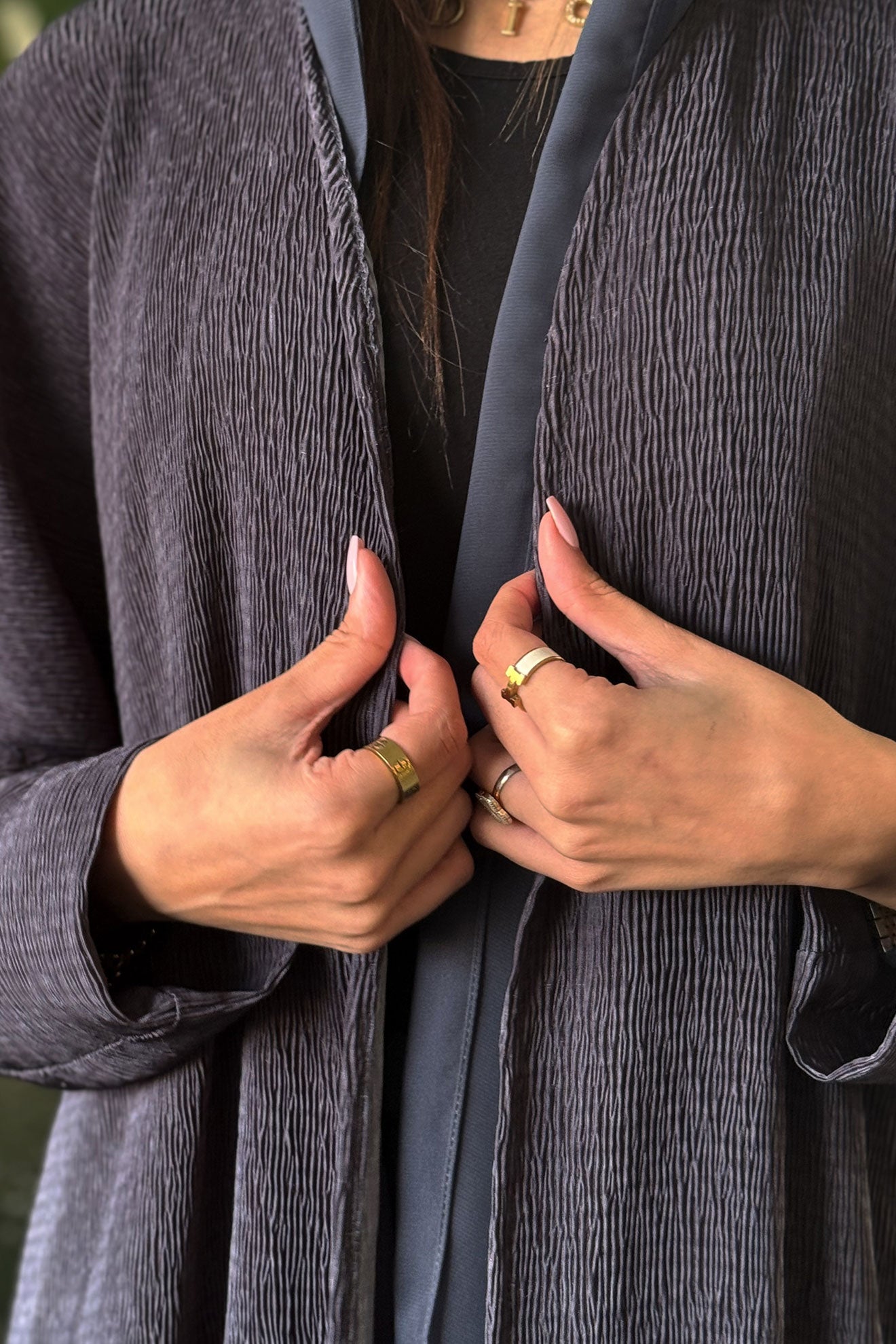 Flona Black Abaya