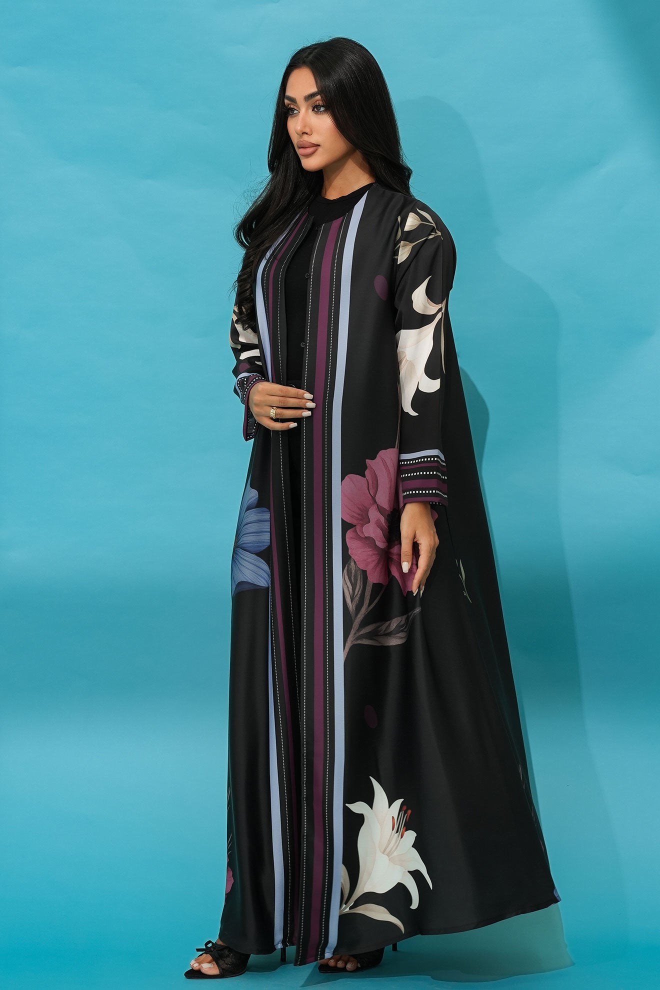 Hana Black Abaya