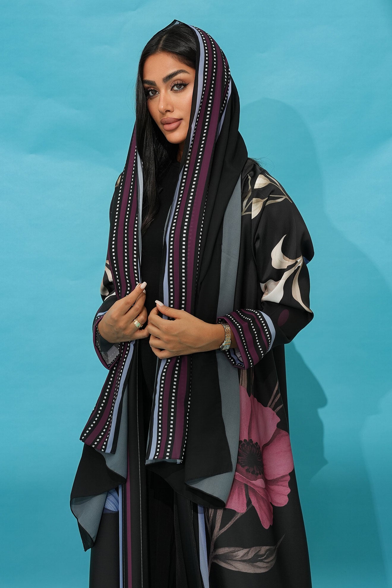 Hana Black Abaya